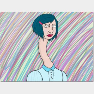 Long Neck Posters and Art